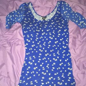 Rue 21 Long Sleeve Flower Shirt